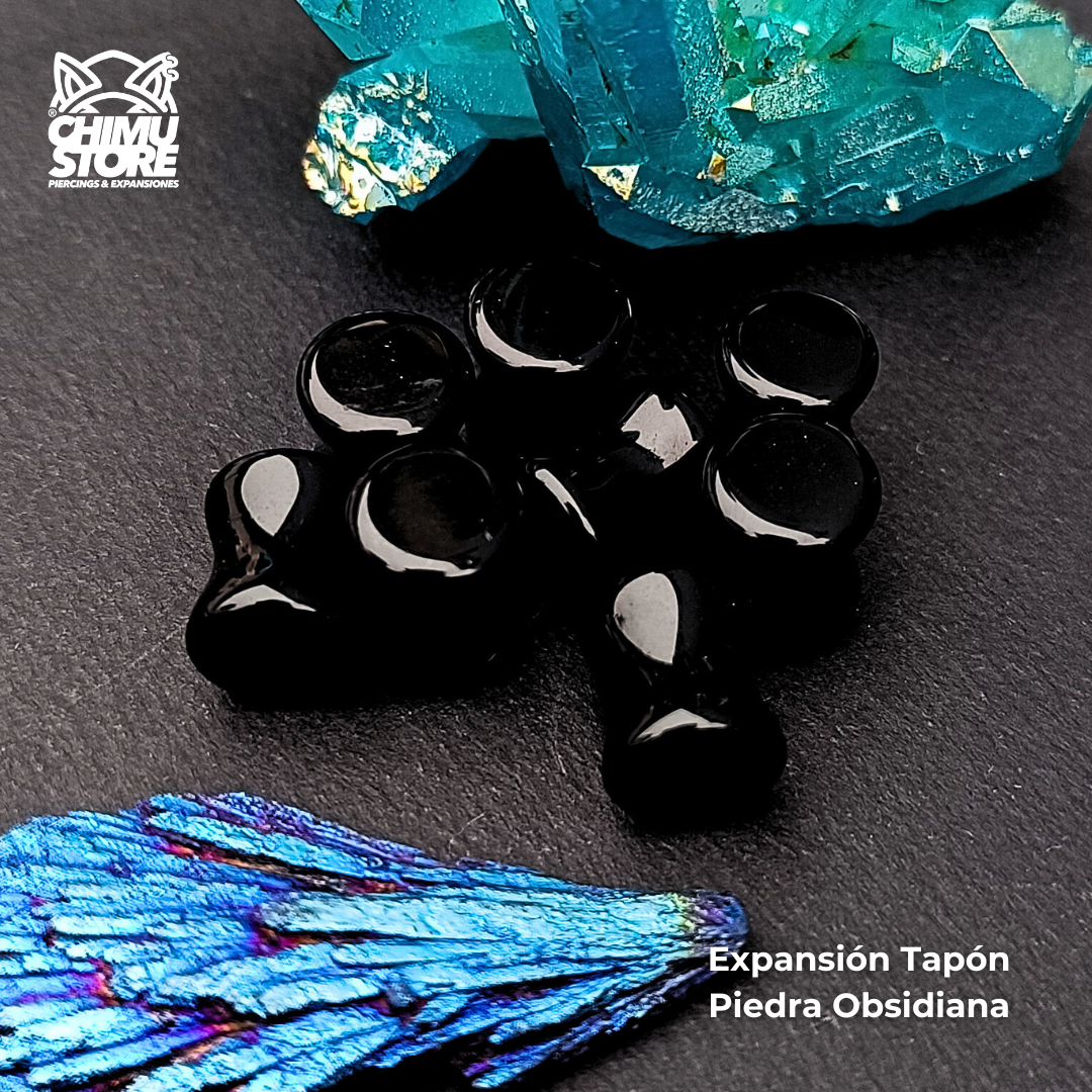 NEW Expansion Piedra Tapon - Obsidiana (6mm a 25mm)