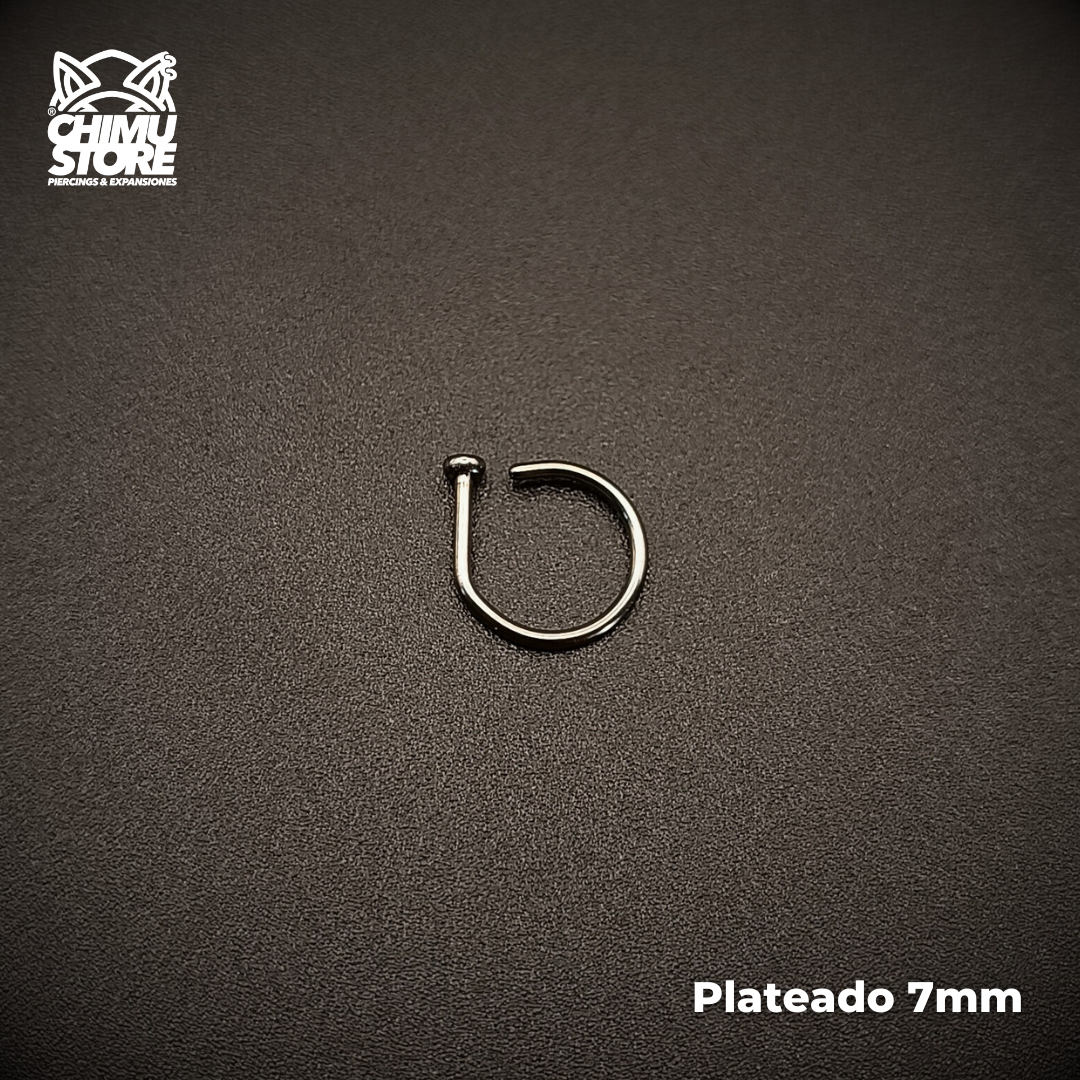 Nostril Titanio G23 - Argolla G-Ring (0,8mm;7mm y 8mm) (20G)