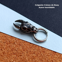 REP Colgante Acero Inoxidable - Cráneo de Buey (1mm;10mm) (18G)