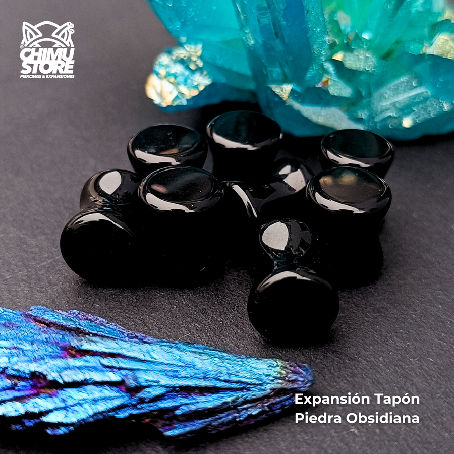 NEW Expansion Piedra Tapon - Obsidiana (6mm a 25mm)