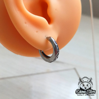 Piercing Lobulo Acero Inoxidable - S Delgada