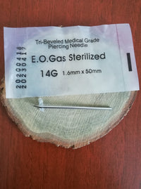 Agujas Americanas Acero Quirúrgico - Esterilizadas 14G, 16G, 18G y 20G